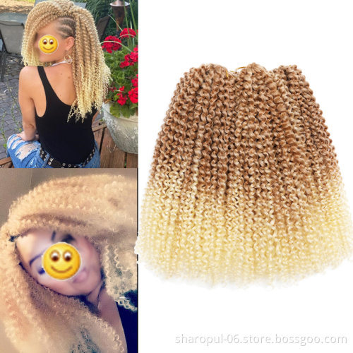 Sharopul curly twist hair for locs, 12inch passion twist hair crochet braids